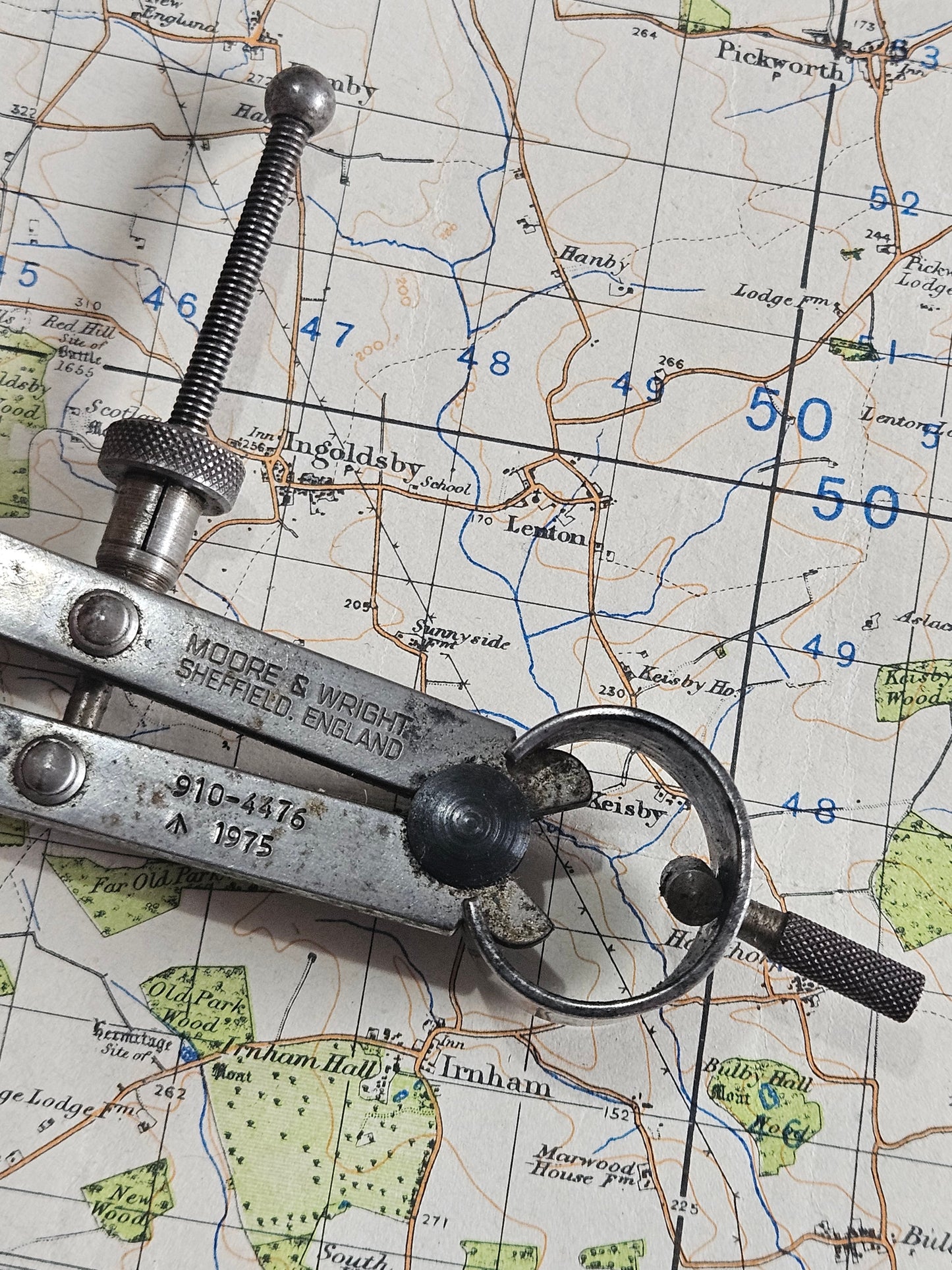 Moore and Wright Spring Joint Internal Caliper - Military Issued 1975.