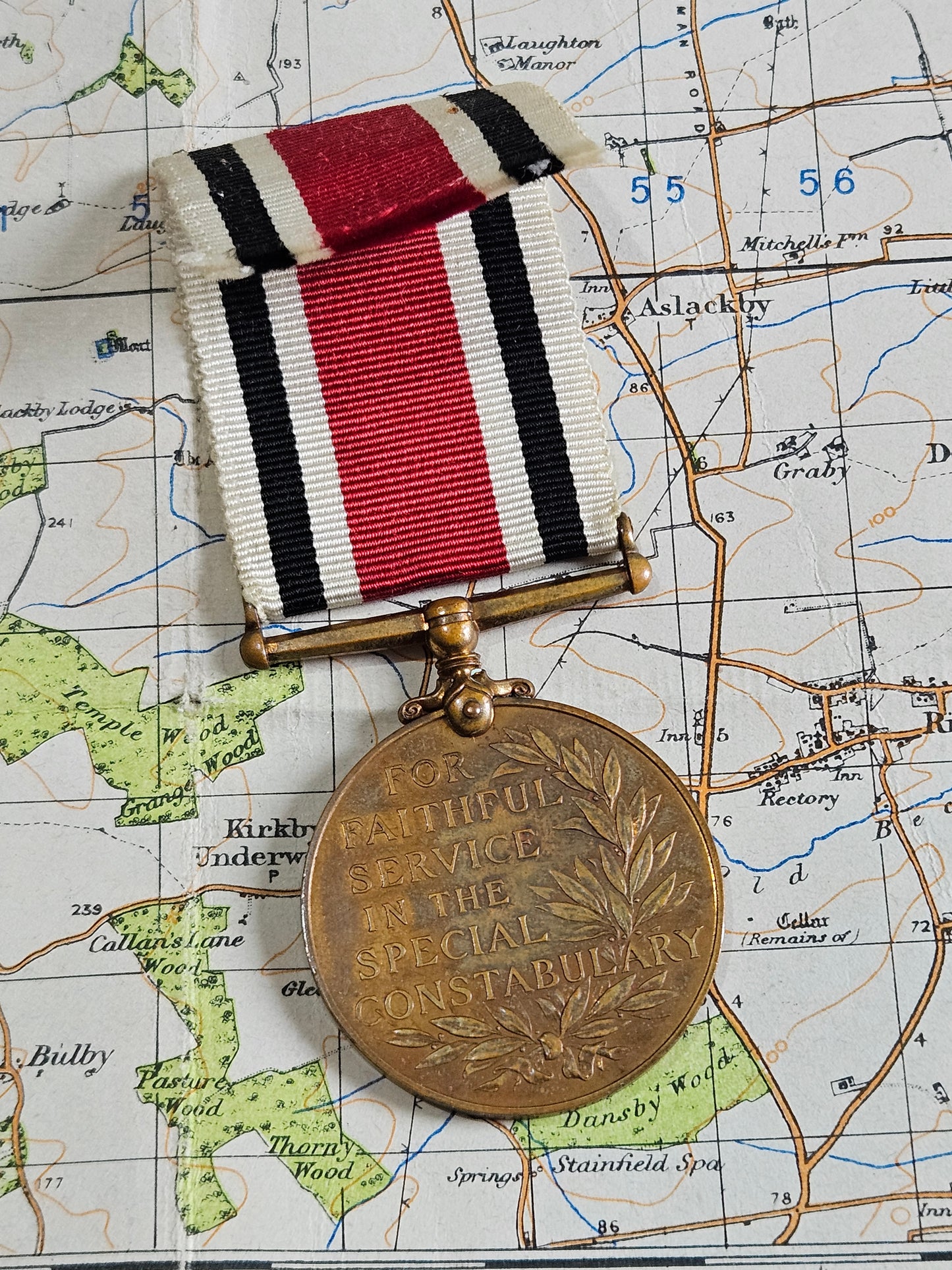 George VI Special Constable's Long Service medal ~ Issued