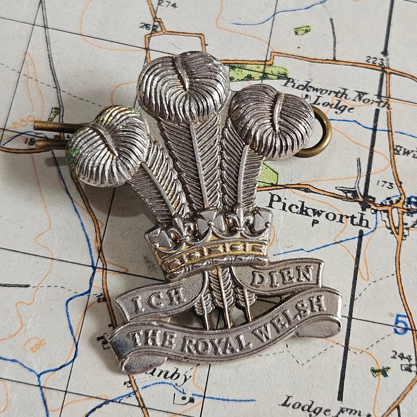 The Royal Welsh Cap Badge, British Army, Genuine.