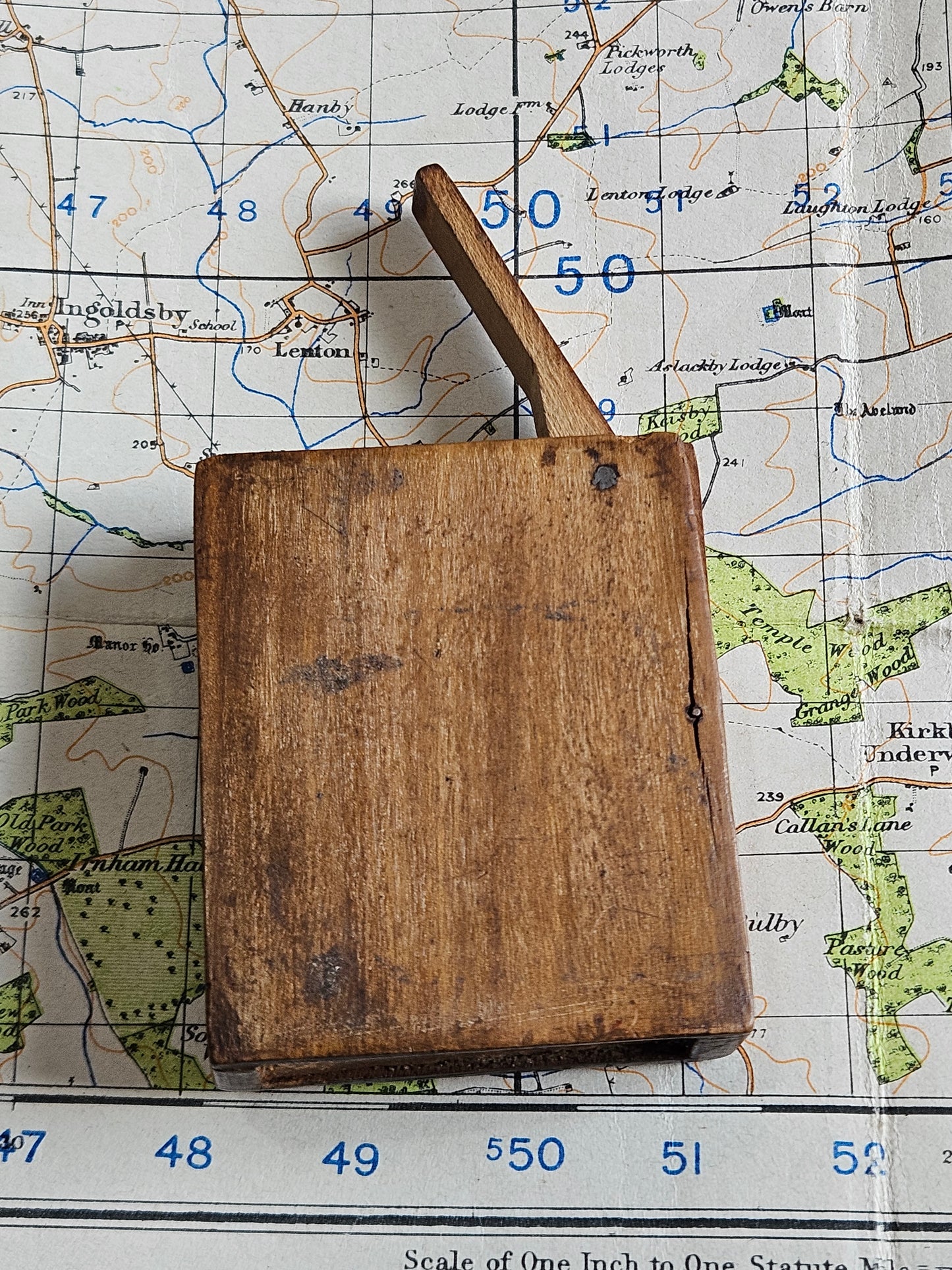 Trench Art Match Holder / Vesta Case - Royal Artillery.