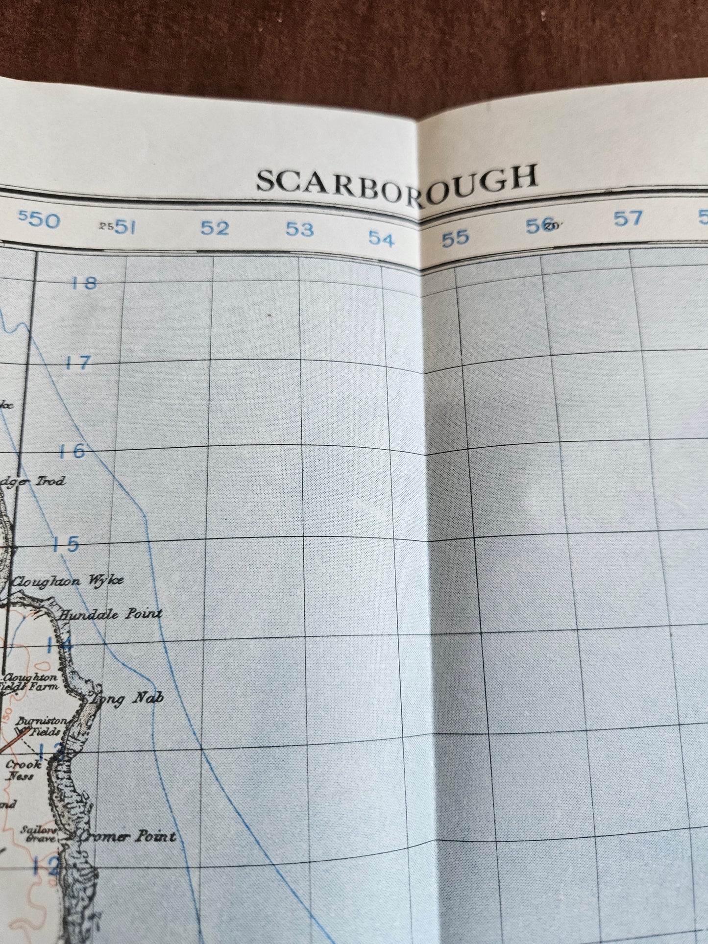 WW2 Ordnance Survey Map - Scarborough, 1940.