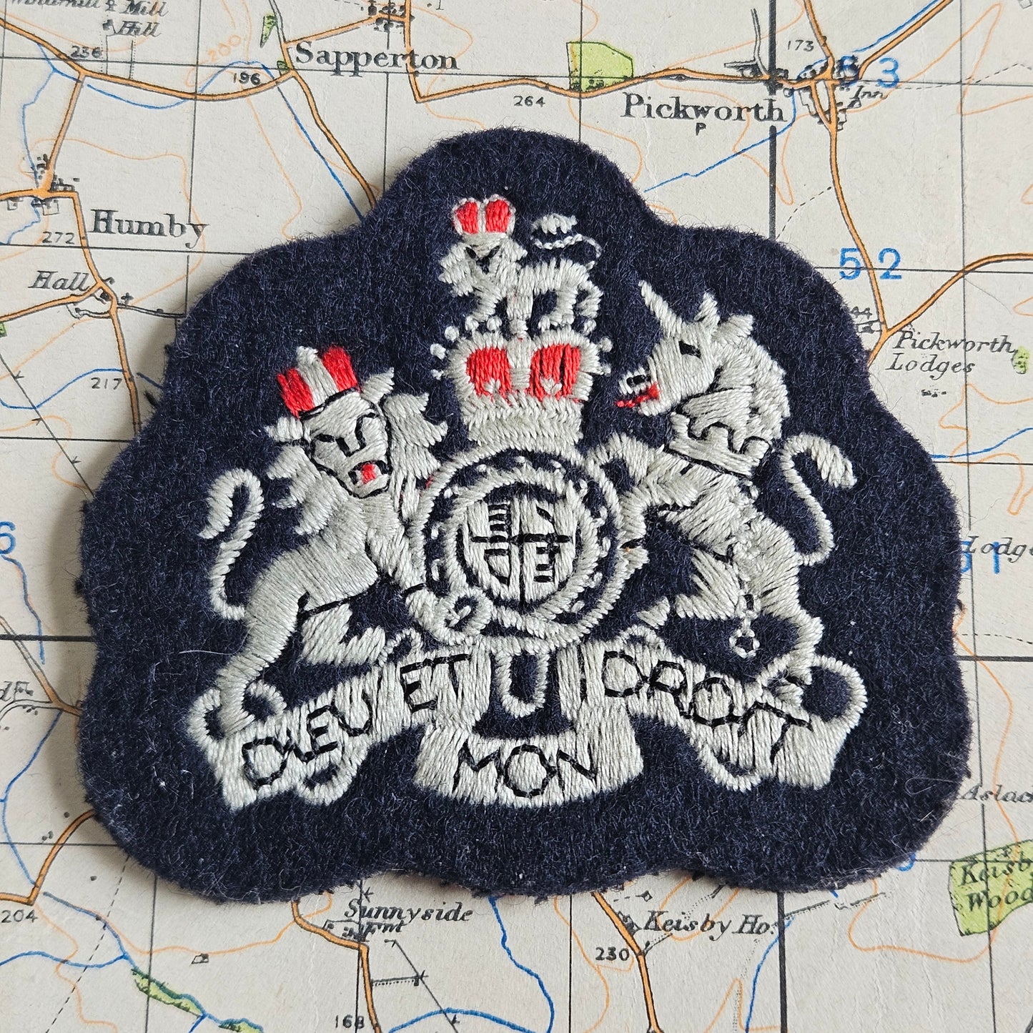 1950s RAF Royal Air Force Warrant Officers Rank Embroidery Patch