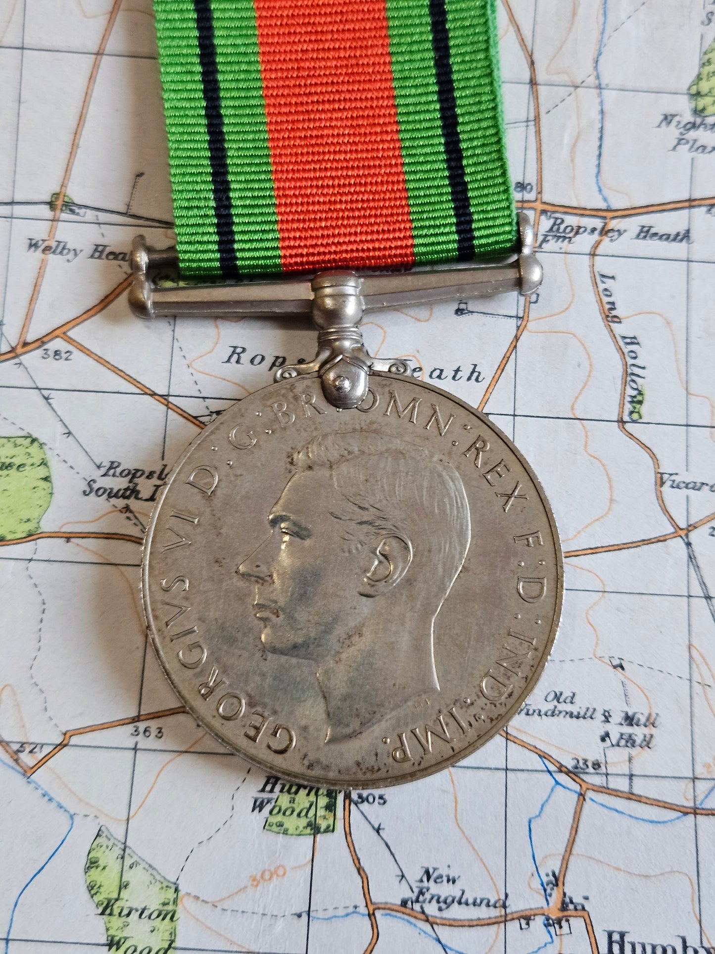 Original WW2 1939/45 Defence Medal with ribbon.