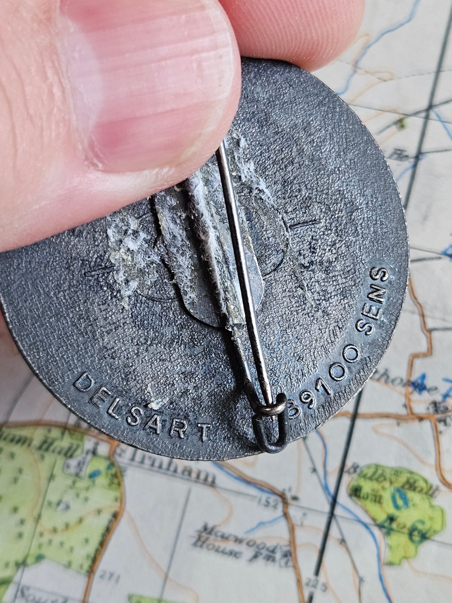French 9th Parachute Chasseurs Regiment badge by Delsart