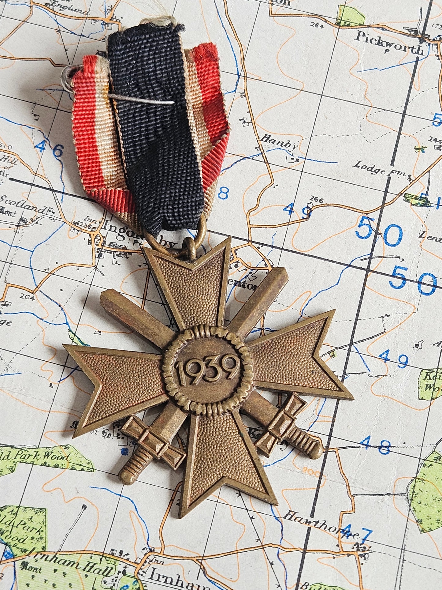 WW2 German War Merit Cross with Swords.