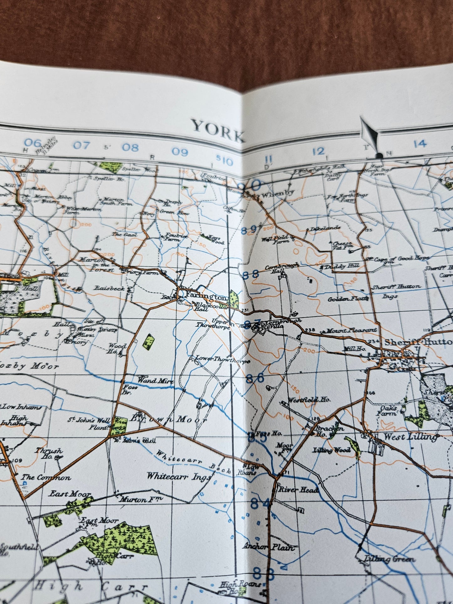 WW2 Ordnance Survey Map - York, 1940.