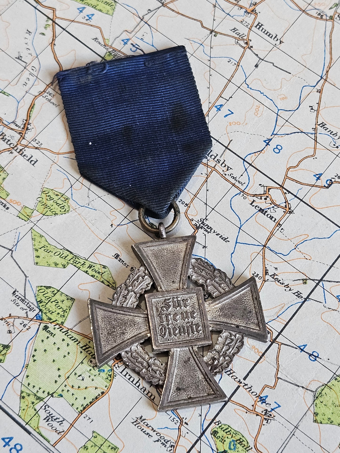 WW2 German 25 Years Faithful Service Award Medal.