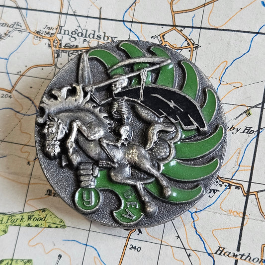 French 9th Parachute Chasseurs Regiment badge by Delsart