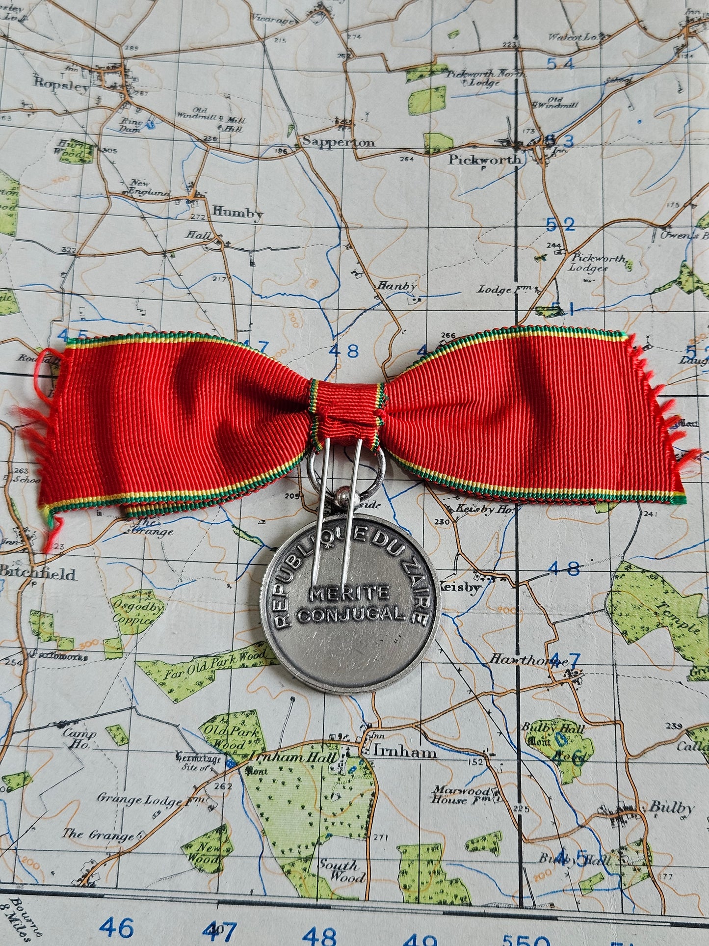 Republic Zaire (Congo) Merit Medal, Silver.