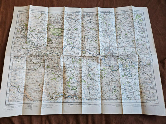 WW2 Ordnance Survey Map - Darlington, 1940.