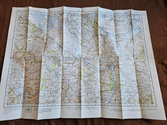 WW2 Ordnance Survey Map - Chester, 1940.