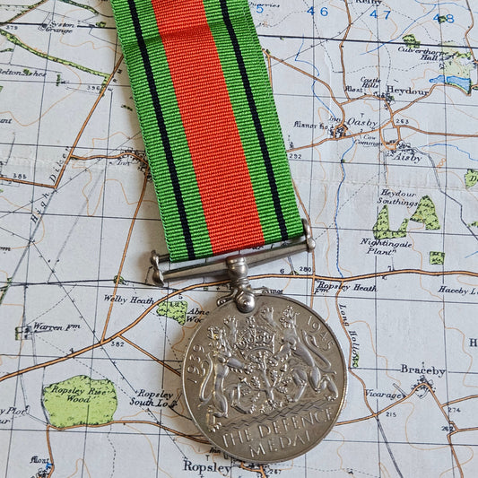 Original WW2 1939/45 Defence Medal with ribbon.