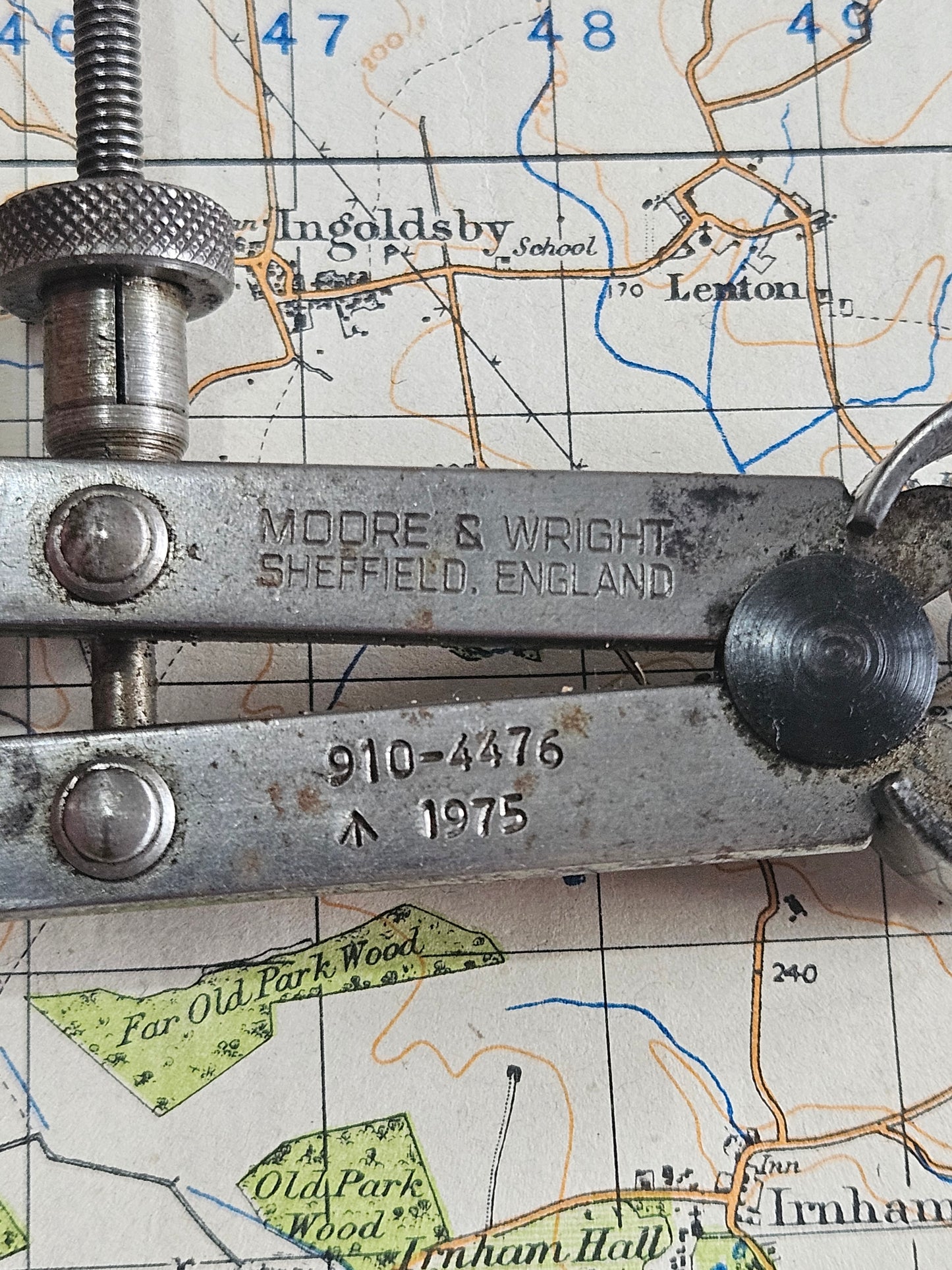 Moore and Wright Spring Joint Internal Caliper - Military Issued 1975.