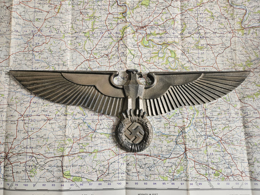 Replica WW2 German imperial eagle (Reichsadler) Wall Display Plaque.