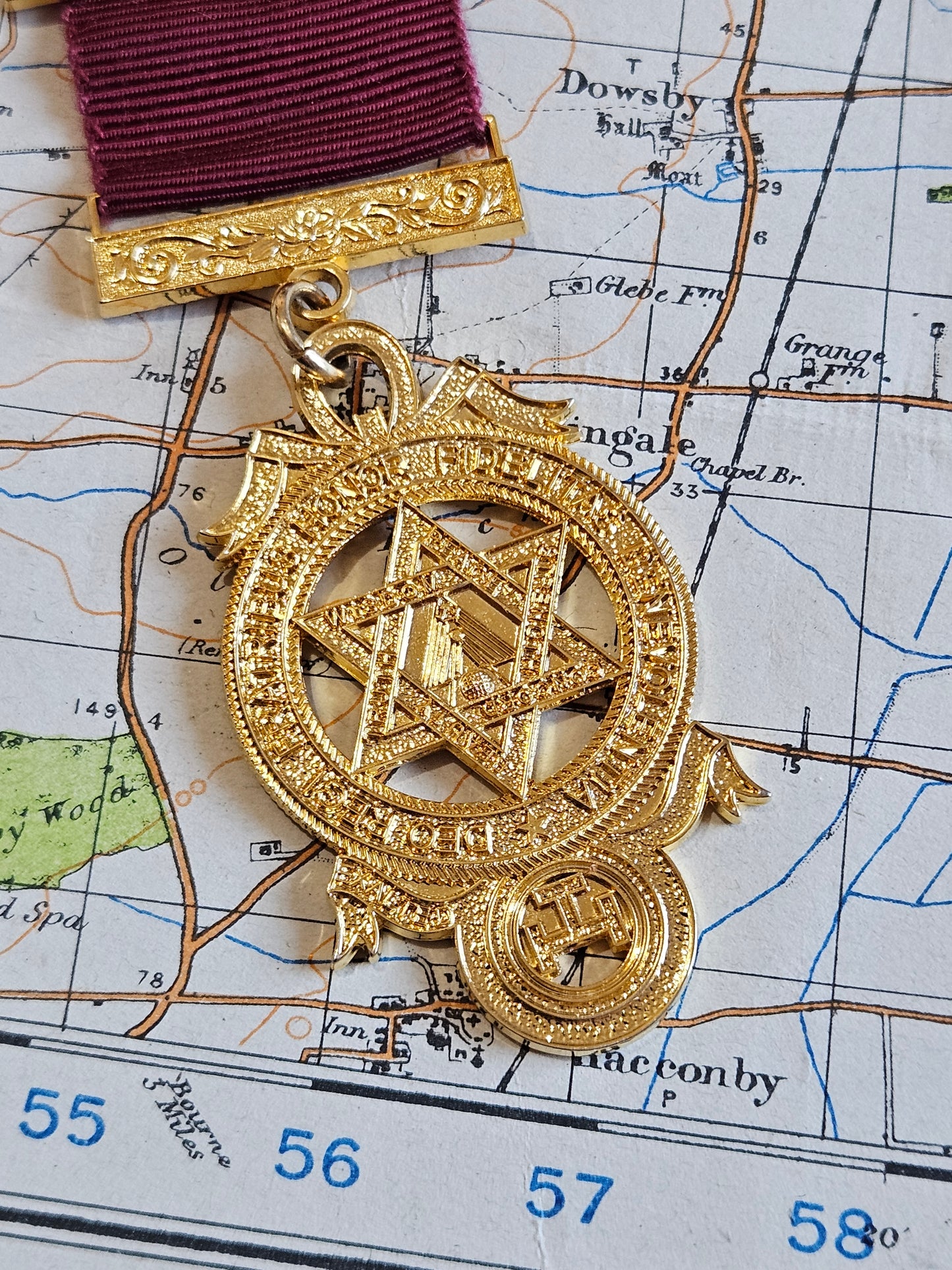 Masonic London Royal Arch Medal Brest Jewel Medal