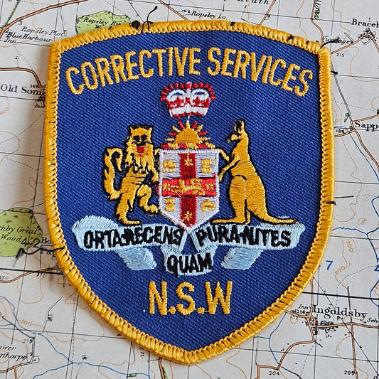 Vintage NSW Australia Patch New South Wales Corrective Services