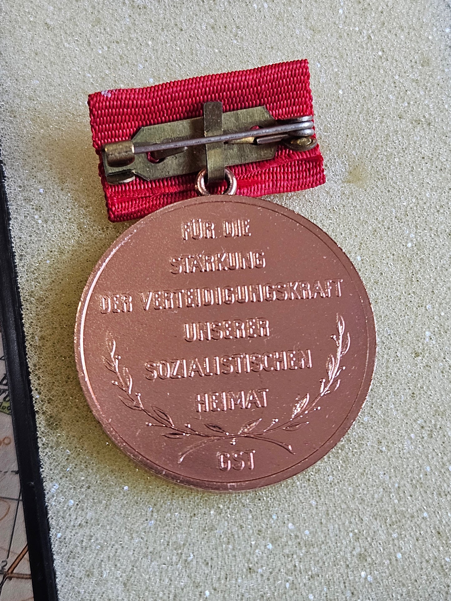 East German Ernst Schneller Medal Bronze Award