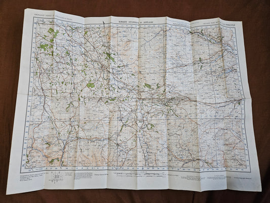 WW2 Ordnance Survey Map - Kirkby Stephen & Appleby, 1940.