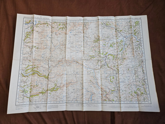 WW2 Ordnance Survey Map - Llanidloes, 1940.