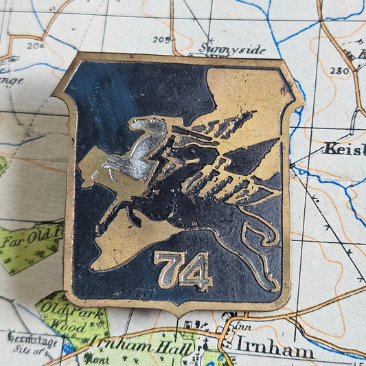 Vietnam War Tinny Badge - 74th TACTICAL - Protect the Sky, Saigon Air.