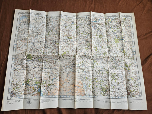 WW2 Ordnance Survey Map - Carlisle, 1940.