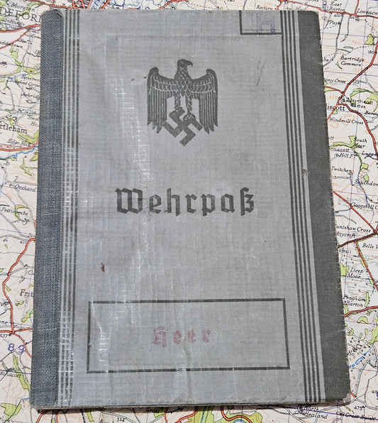 WW2 German Army (Heer) Soldier’s WEHRPASS. (Wehrpaß).
