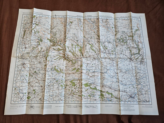 WW2 Ordnance Survey Map - Pickering & Thirsk, 1940.