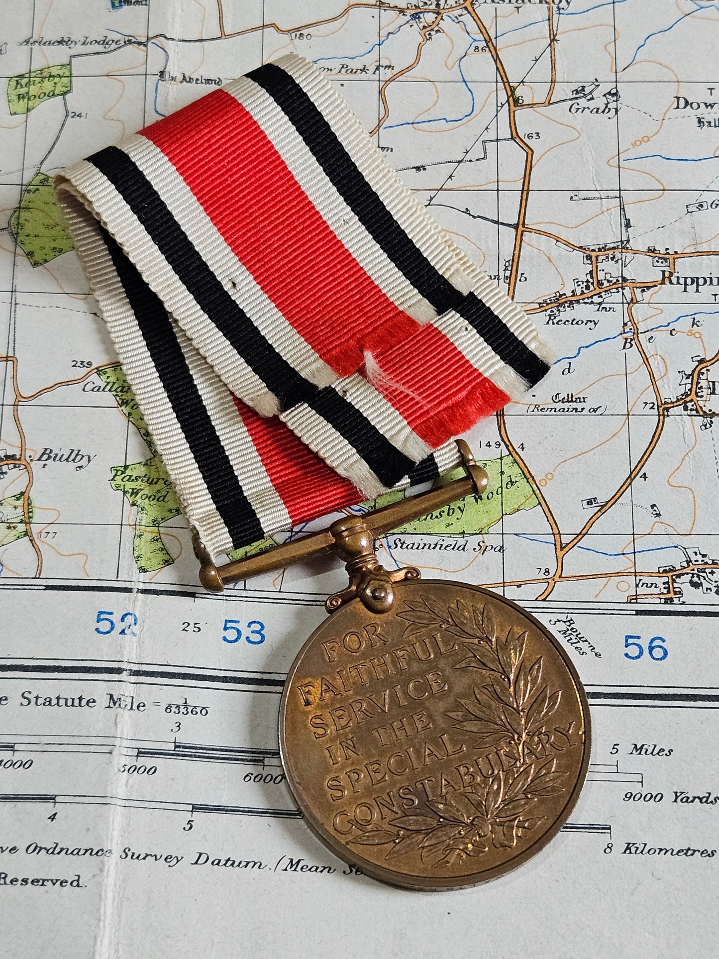 George V Special Constable's Long Service medal ~ Issued