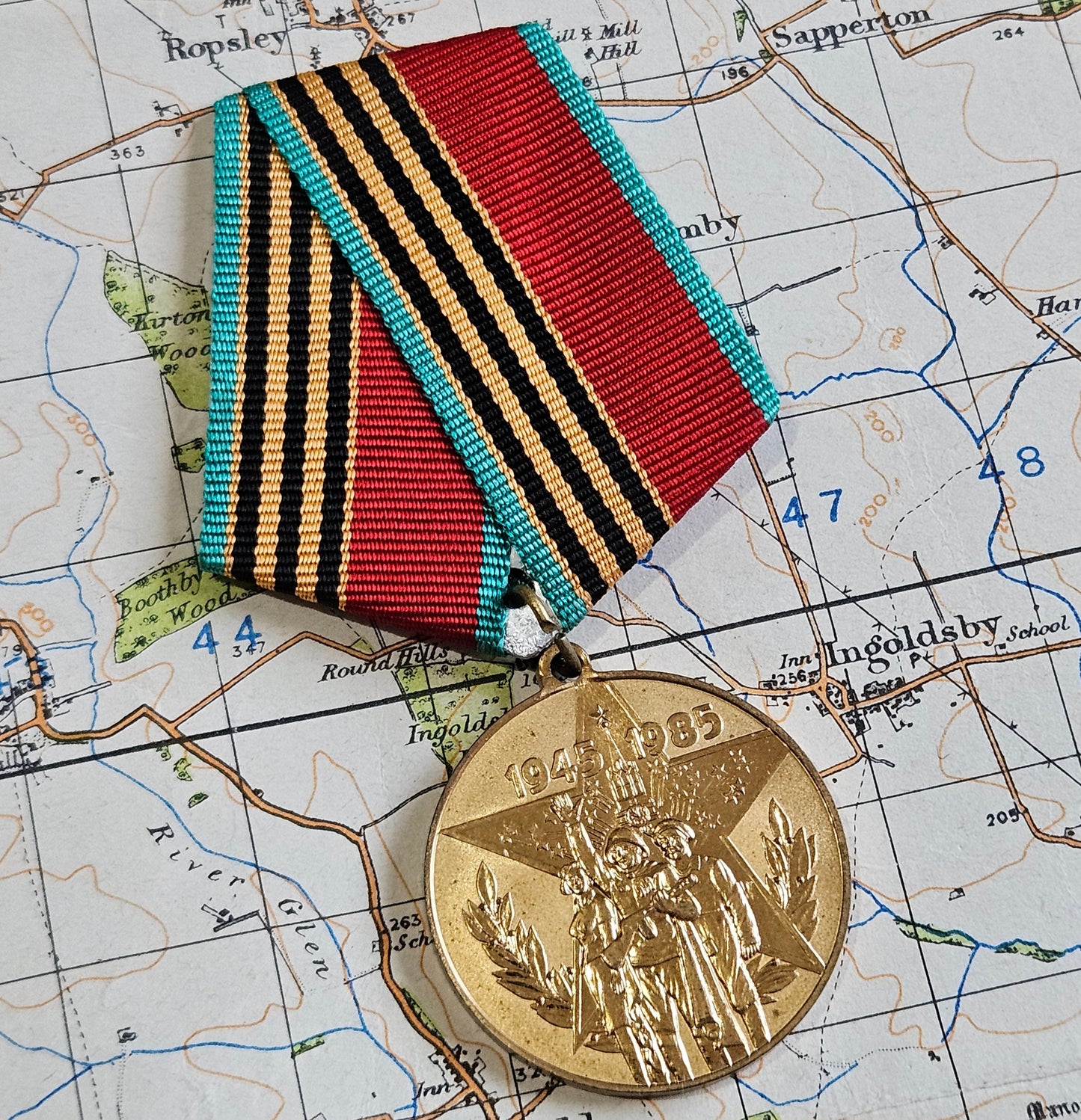 USSR 40 Years of Victory in the Great Patriotic War Medal.