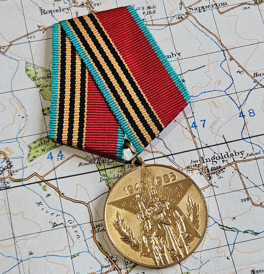 USSR 40 Years of Victory in the Great Patriotic War Medal.