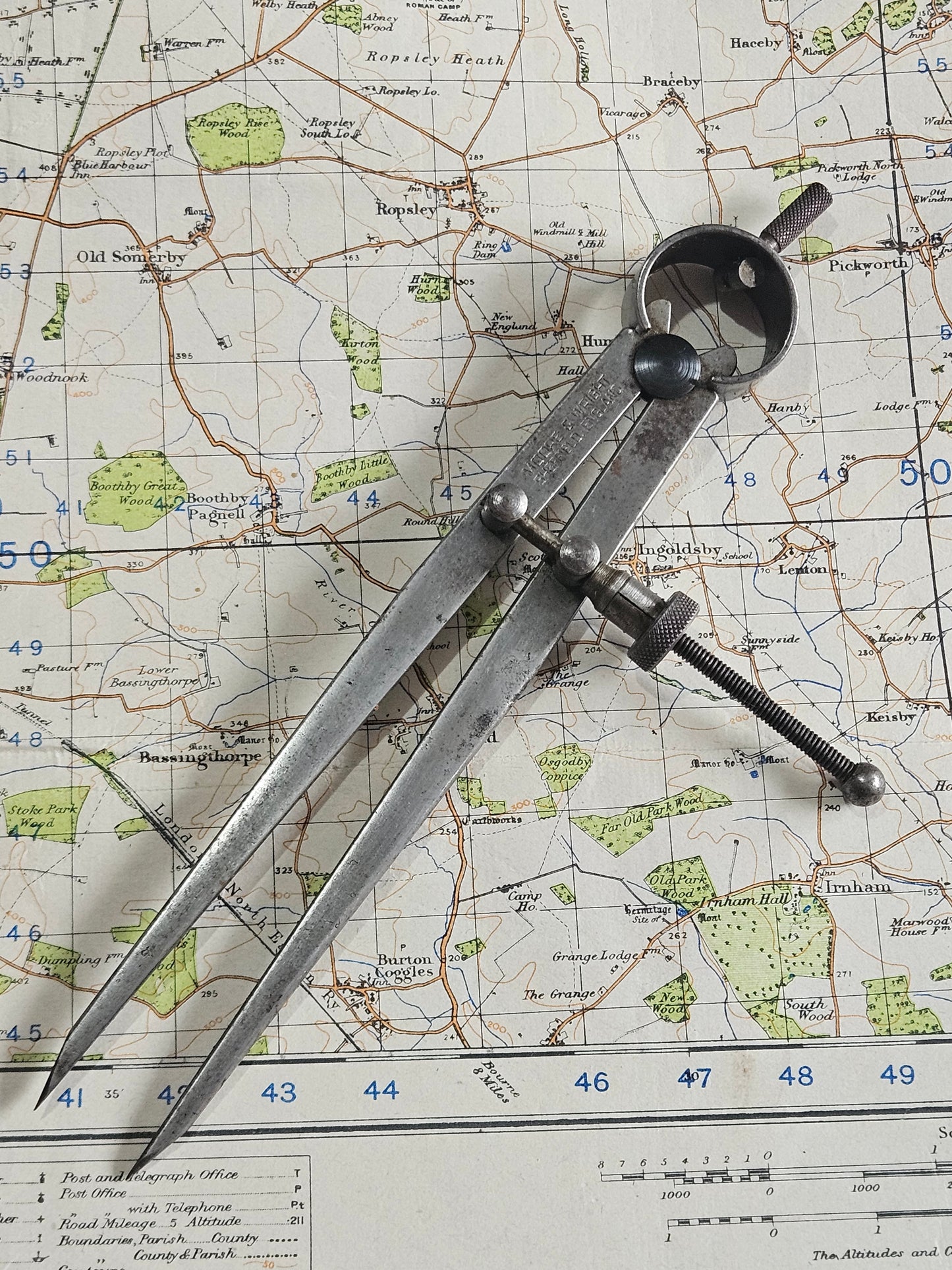 Moore and Wright Spring Joint Internal Caliper - Military Issued 1975.