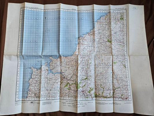 WW2 Ordnance Survey Map - Bodmin, 1940.