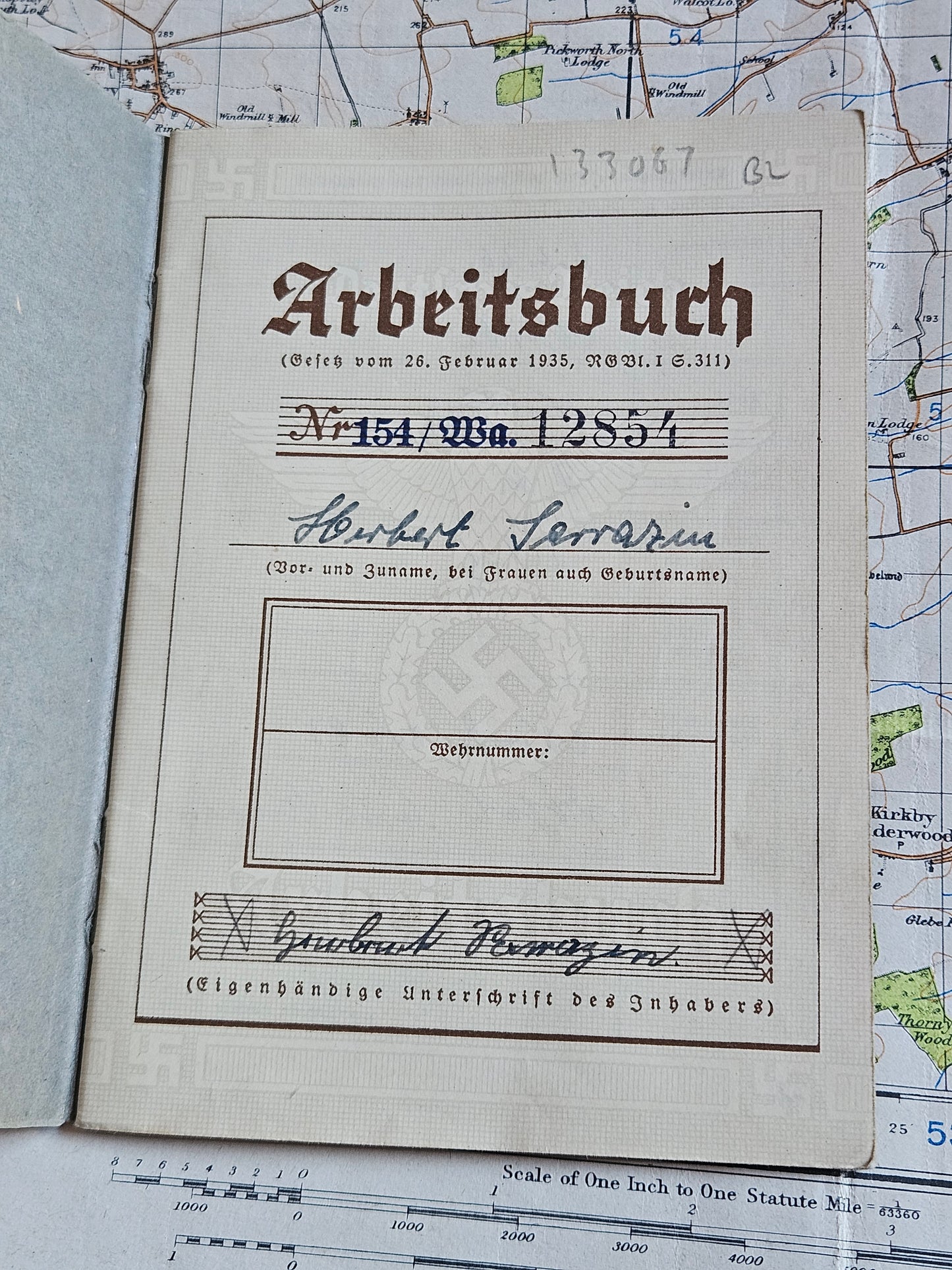 Deutches Reich Arbeitsbuch – Germany WW2