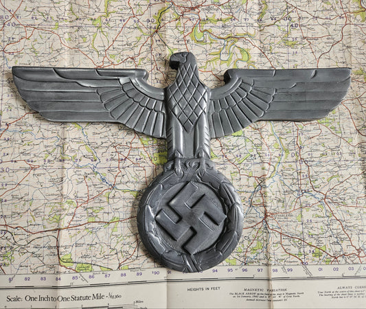 Replica WW2 German imperial eagle (Reichsadler) Wall Display Plaque.