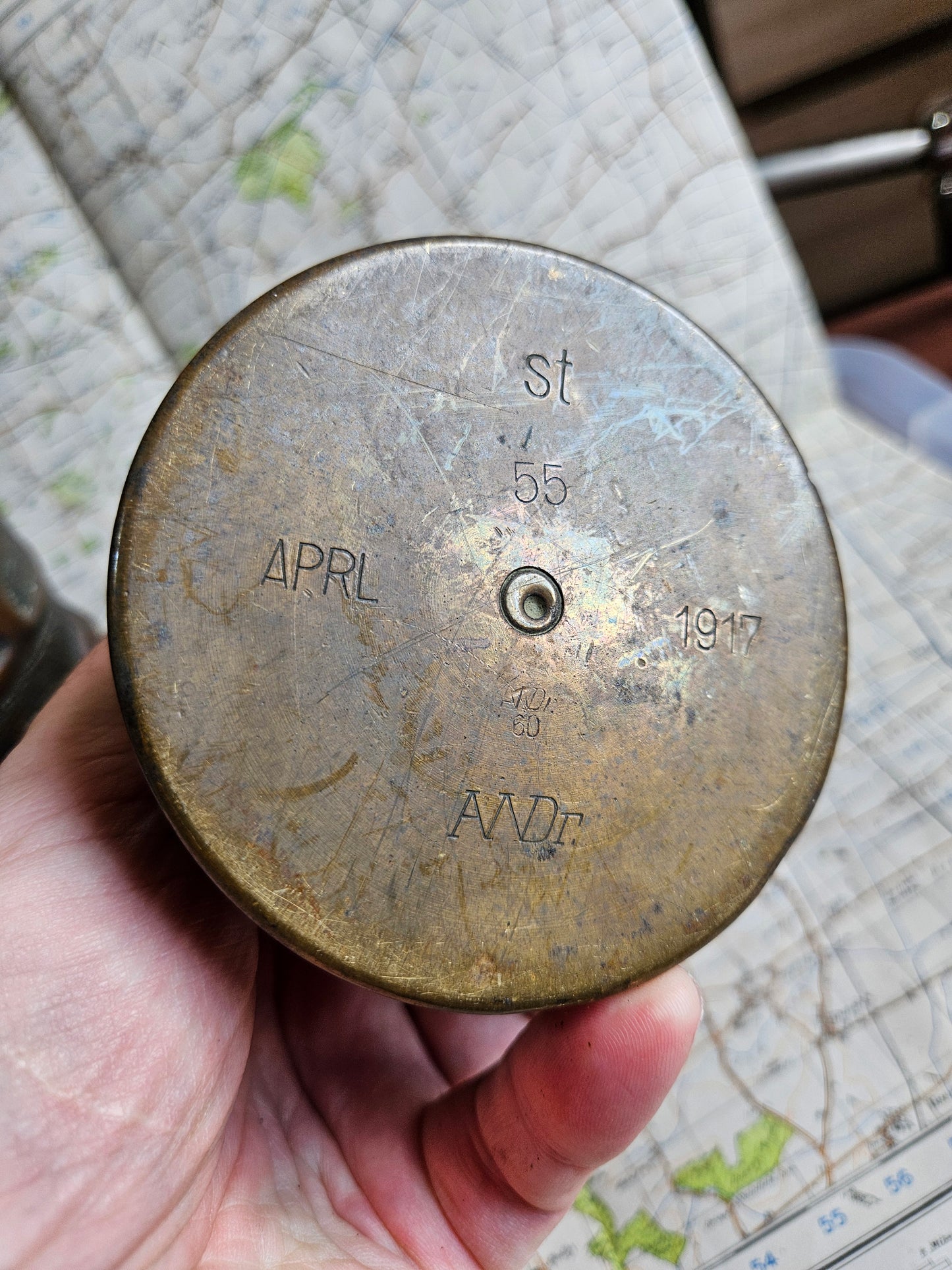 WW1 German Trench Art Vase Pair.