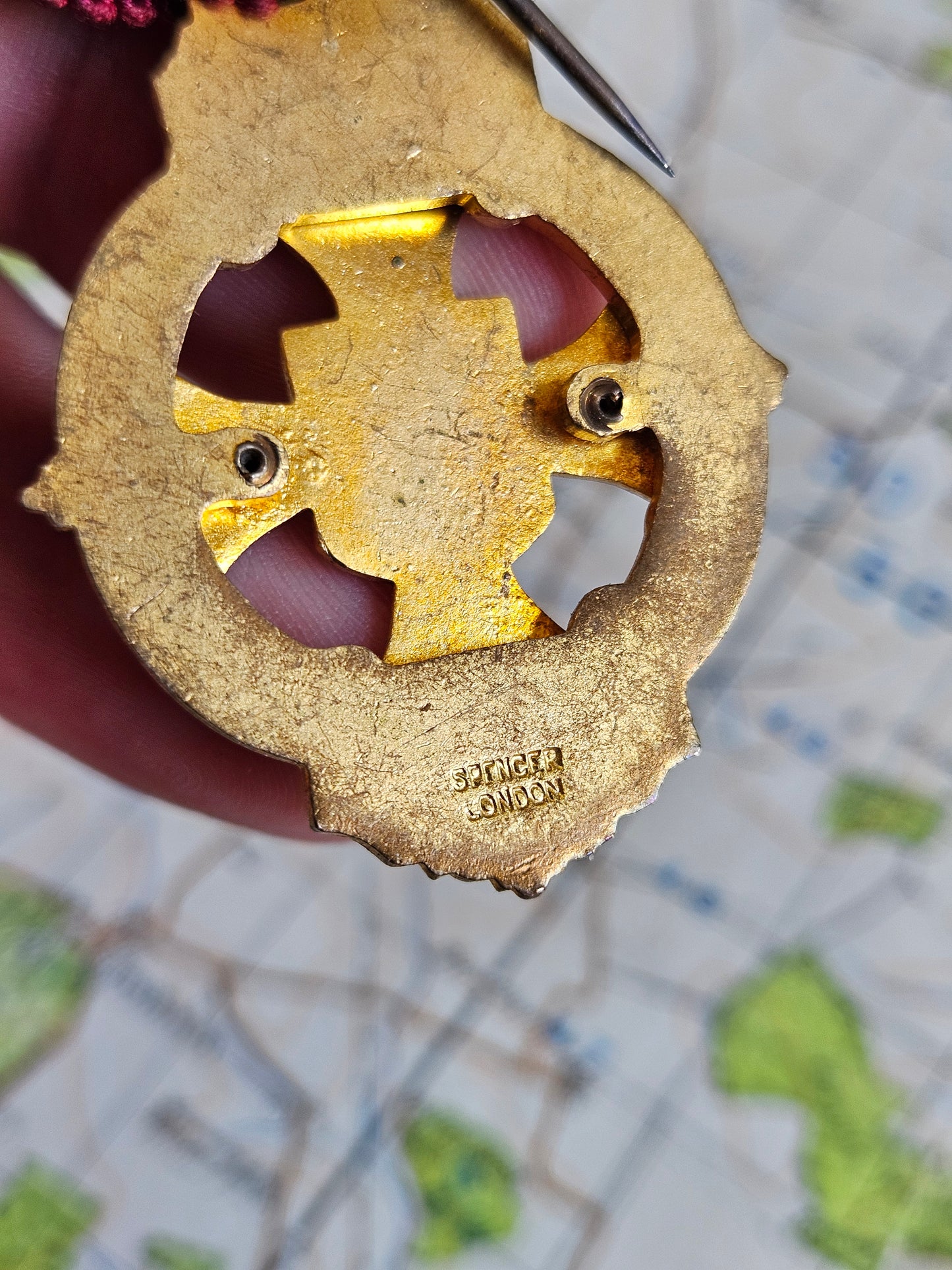 Vintage Royal Masonic Steward medal 1949, Benevolent Institution.